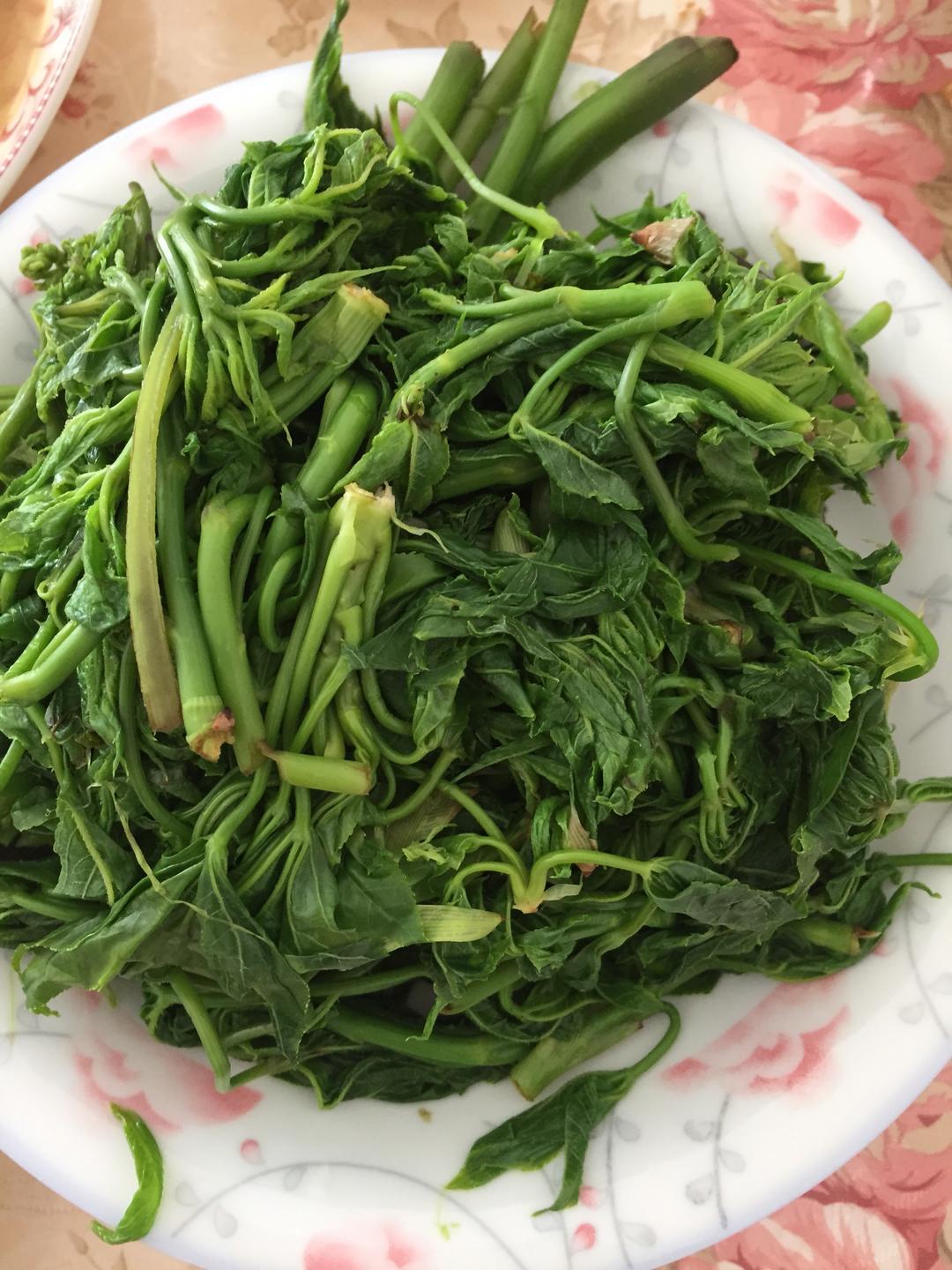 山野菜的做法