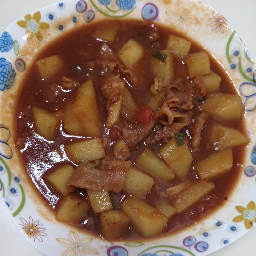 好喝开胃❗️连汤汁都不剩的番茄土豆肥牛汤。