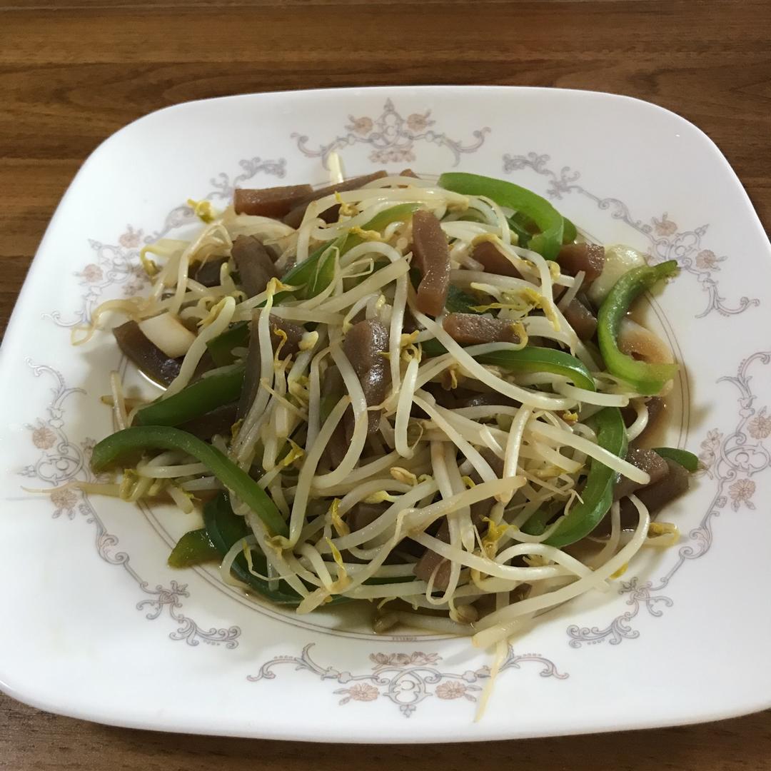 魔芋炒豆芽