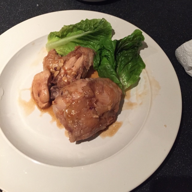 姜葱焗鸡大腿