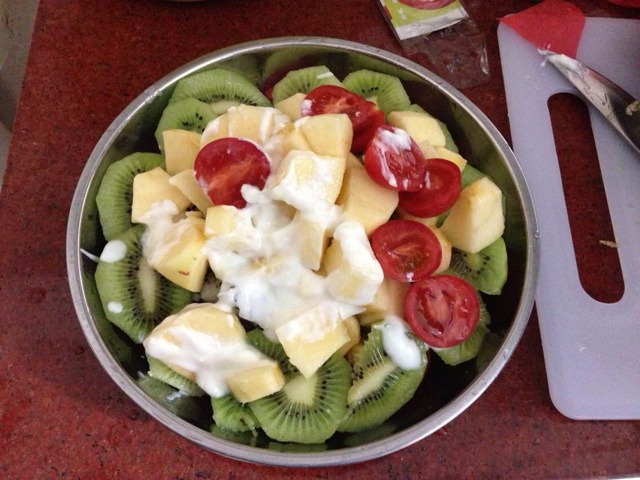 酸奶水果沙拉