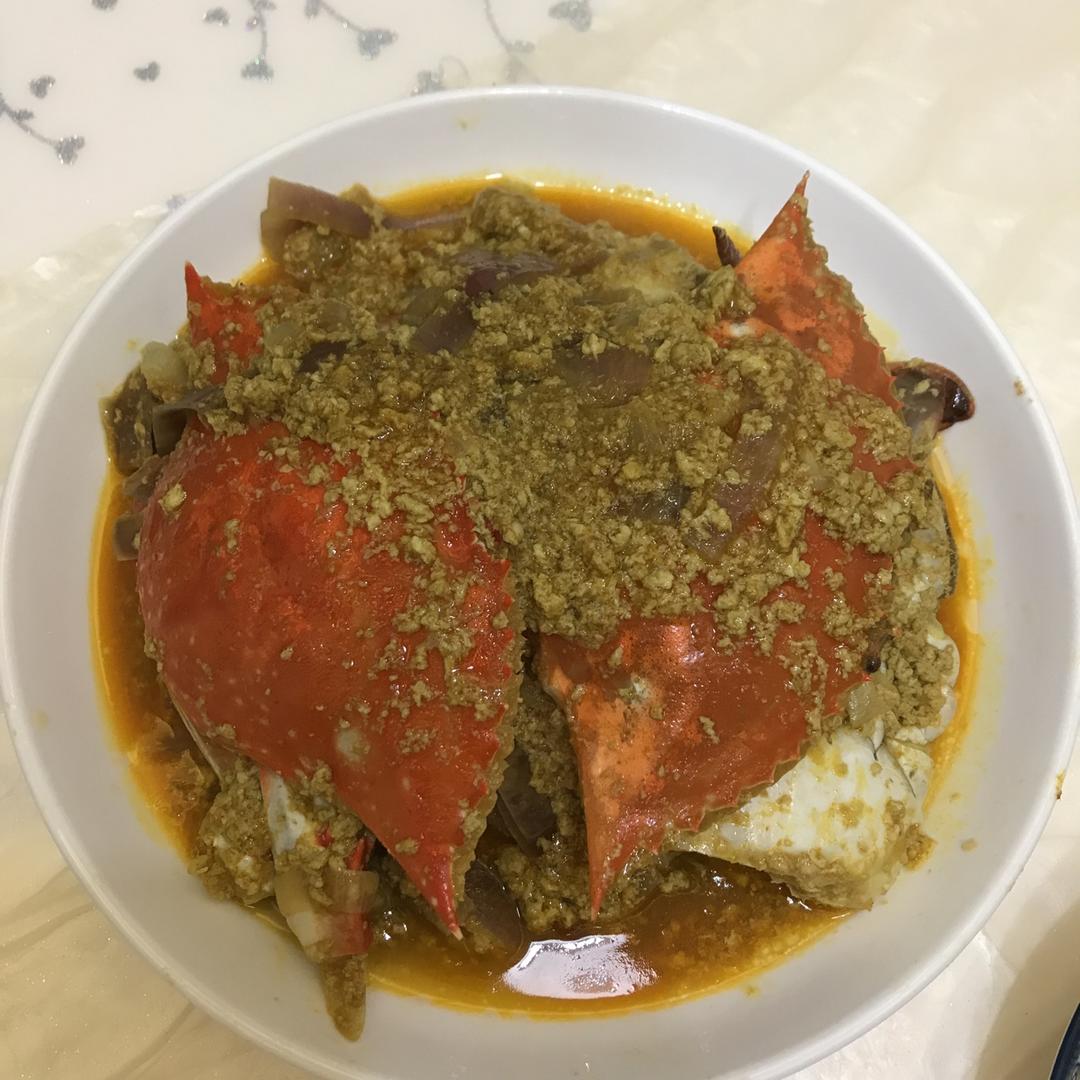 泰式咖喱炒蟹