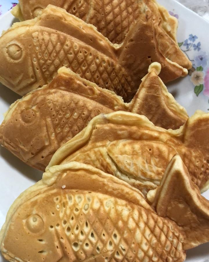 蜂蜜红豆麻薯鲷鱼烧—Kenwood松饼机