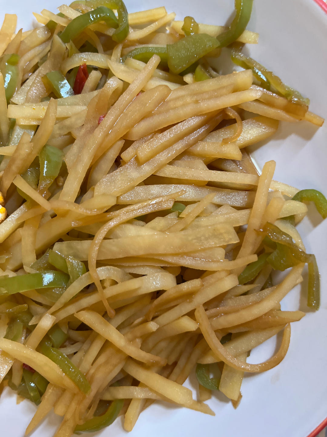 酸辣土豆丝的家常做法 超级下饭
