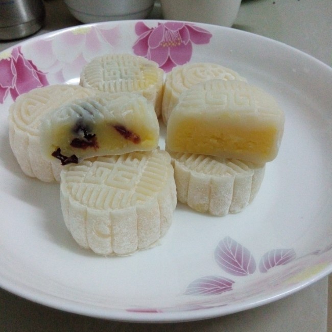 《Tinrry下午茶》冰皮月饼（奶黄馅）