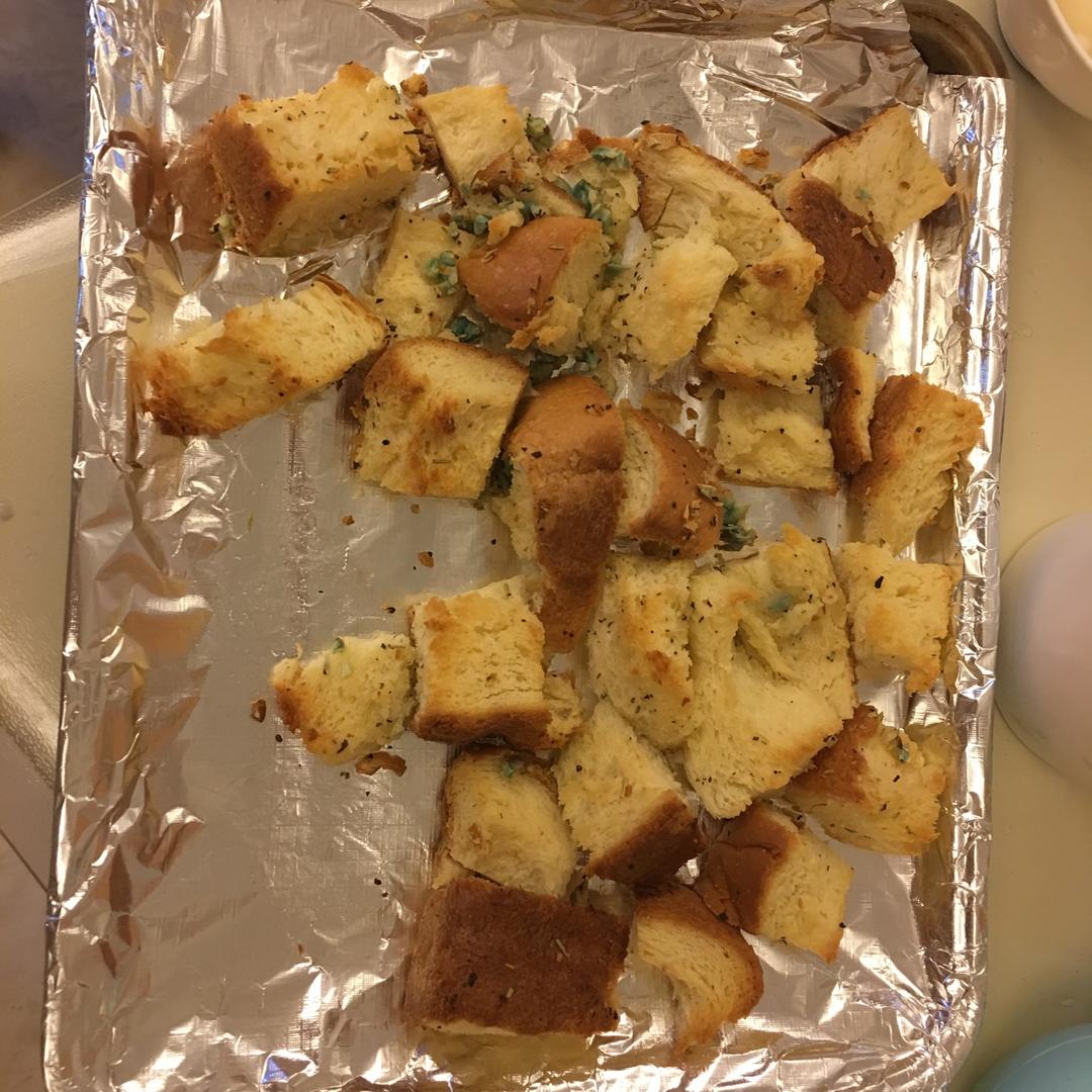 【健康零食】自制面包干
