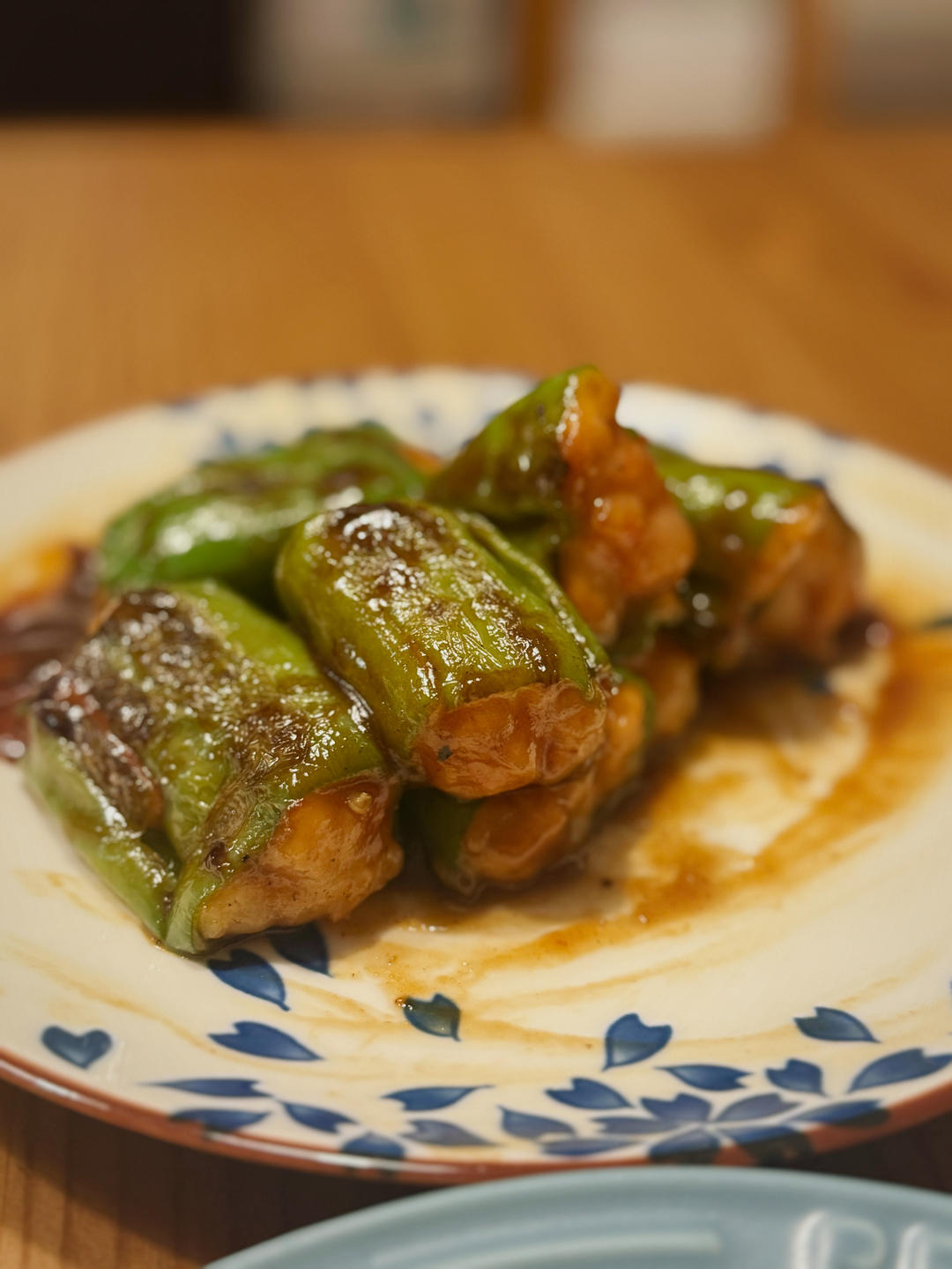 超下饭的青椒酿虾滑