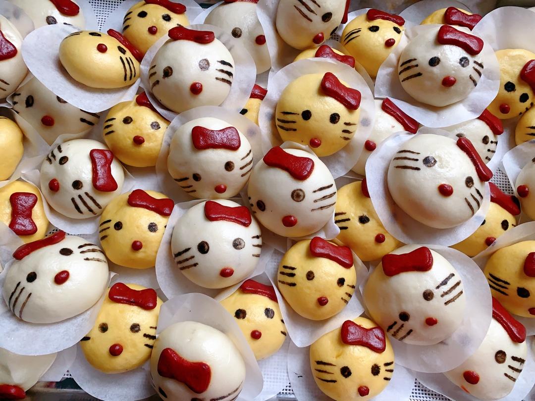 糖果色馒头（一次发酵花样刀切之1⃣️）