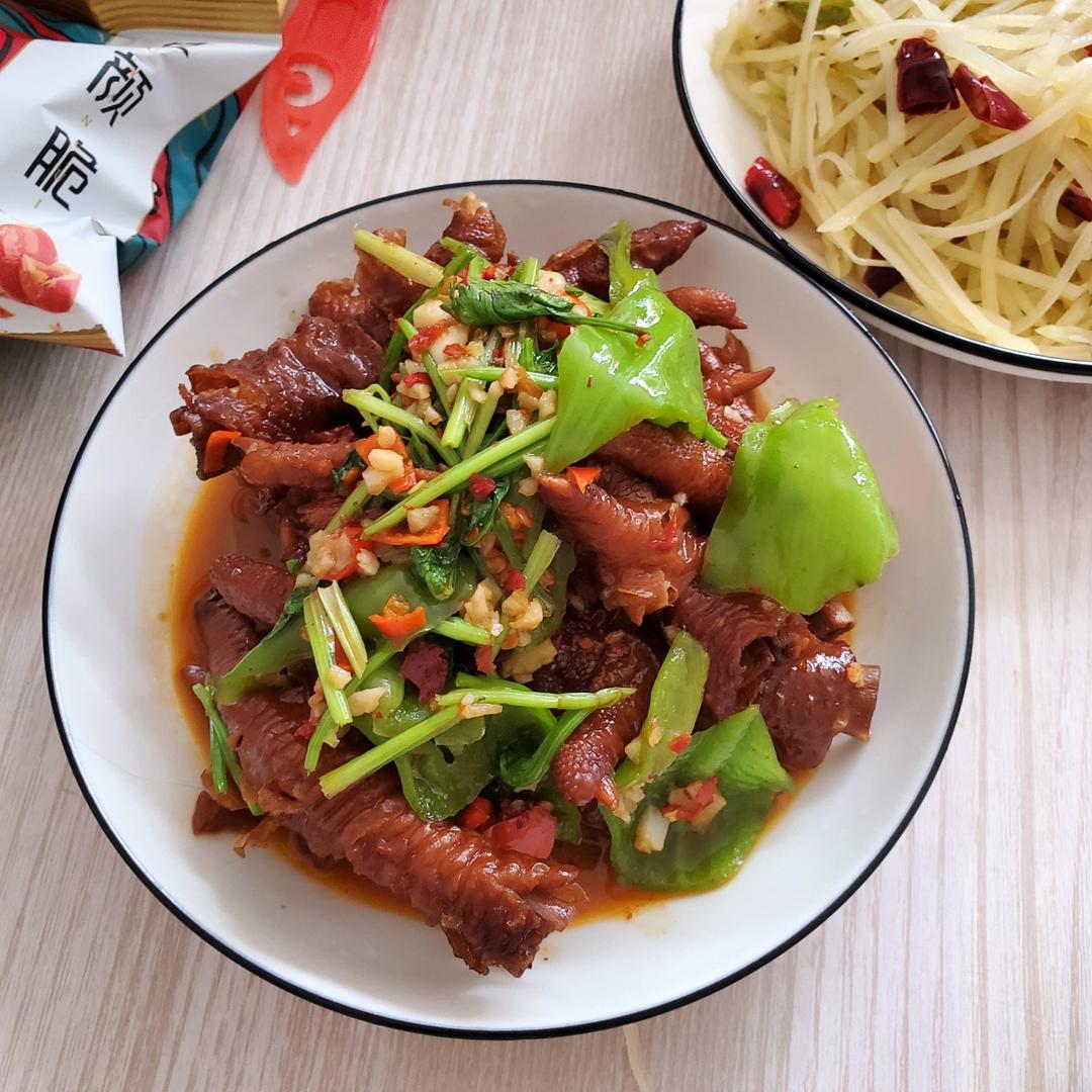香辣虎皮鸡爪