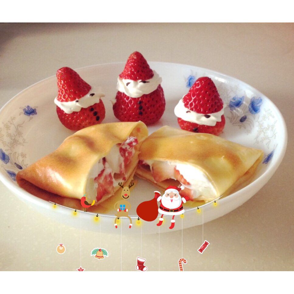 草莓圣诞老人、圣诞雪人