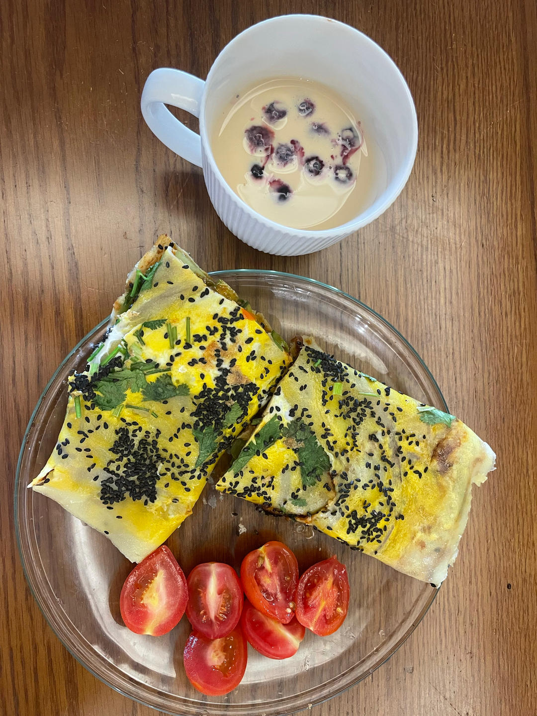 秒杀早餐摊不破皮大煎饼，步骤超详细