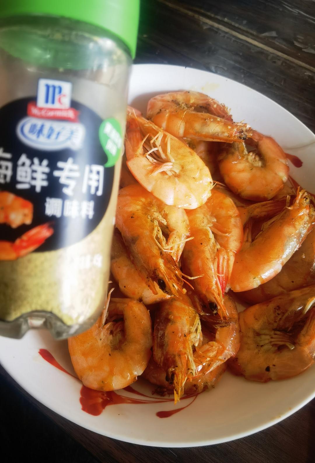 烤虾（味好美海鲜调味料）