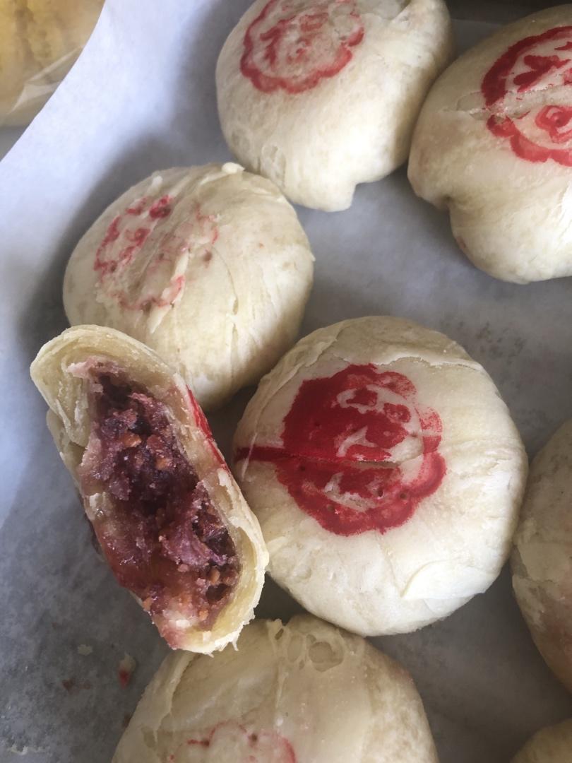 愤怒的小鸟们做的玫瑰鲜花饼