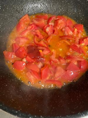 番茄鸡蛋捞面的做法 步骤6