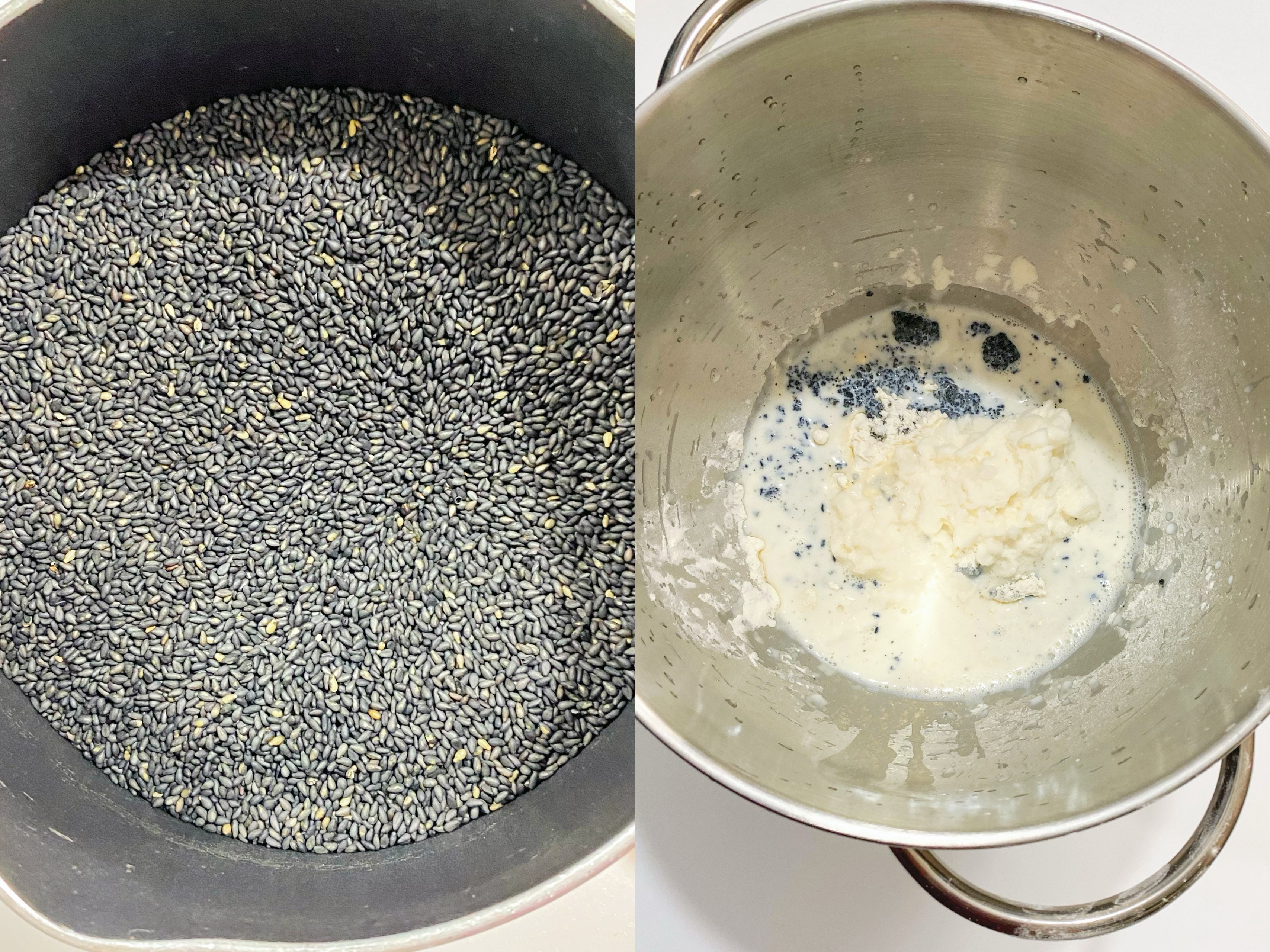 黑芝麻海盐卷的做法 步骤1
