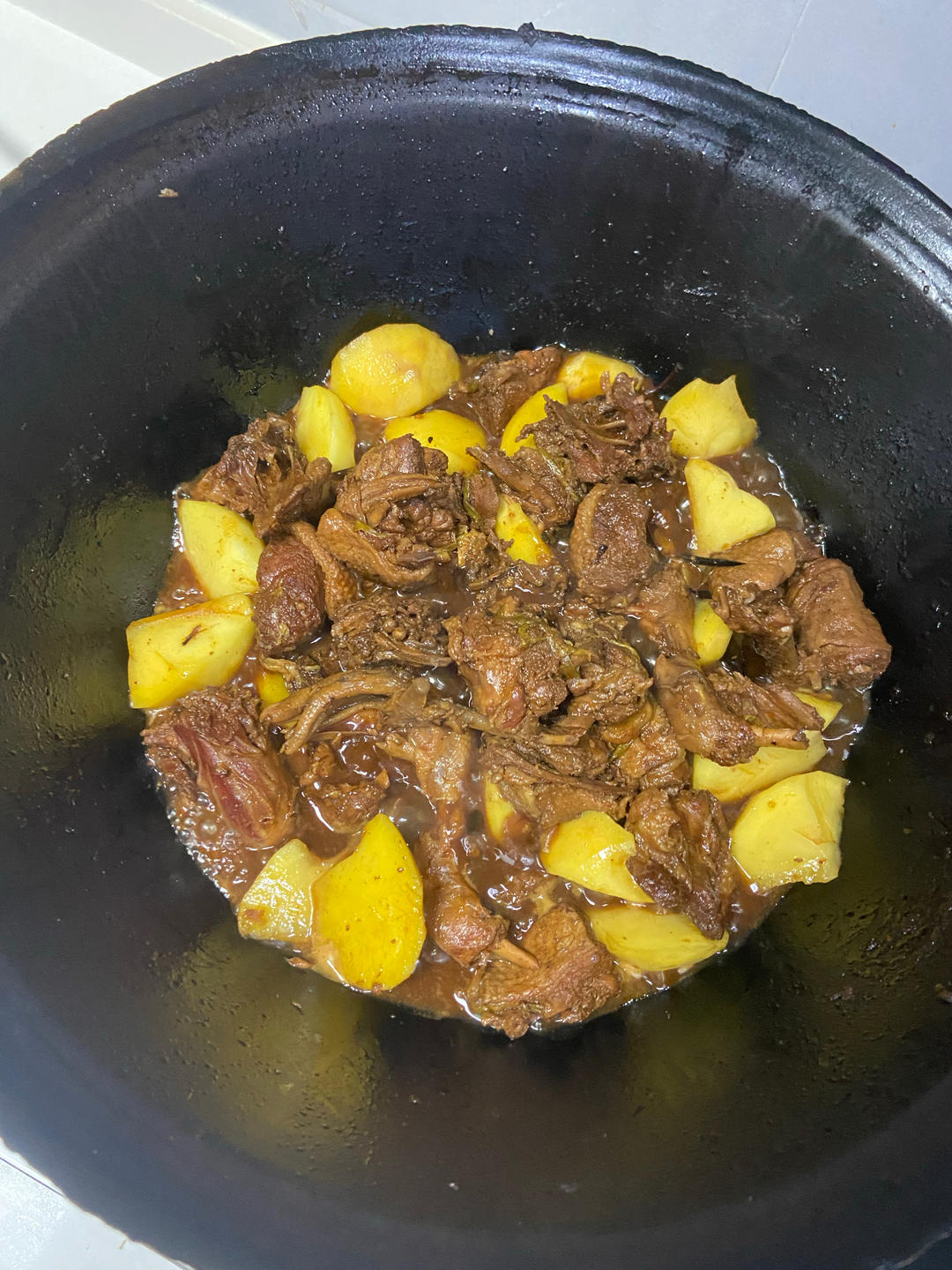 [原创] 东北名菜，铁锅炖大鹅土豆