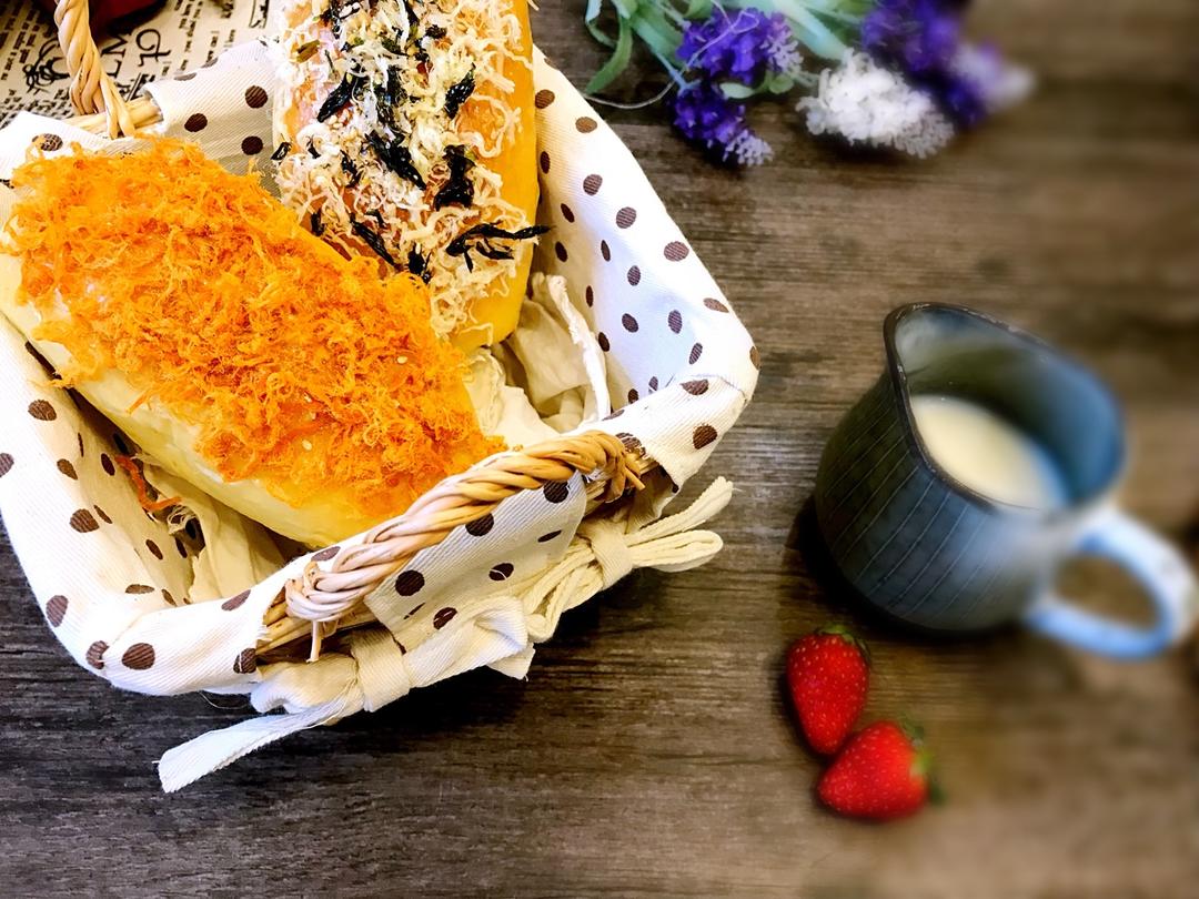 肉松沙拉酱面包（65度汤种）