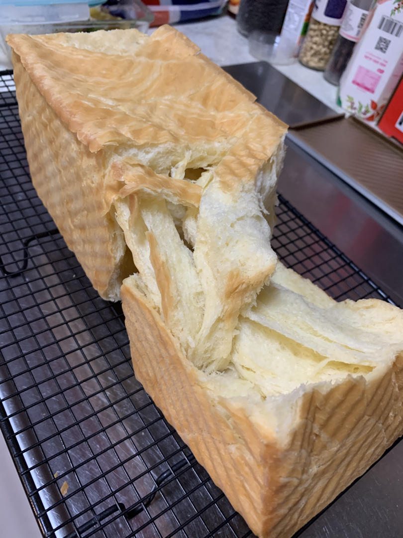 媲美面包店的金砖面包（450g吐司模版）