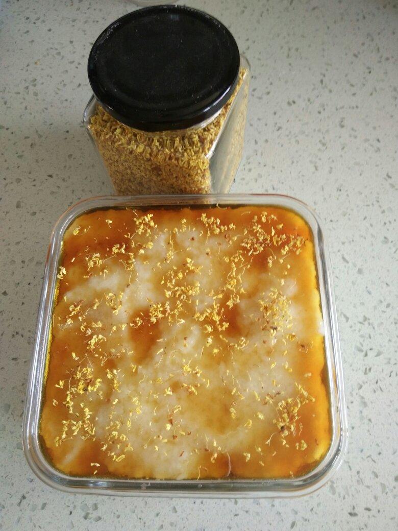 桂花蜂蜜凉糕