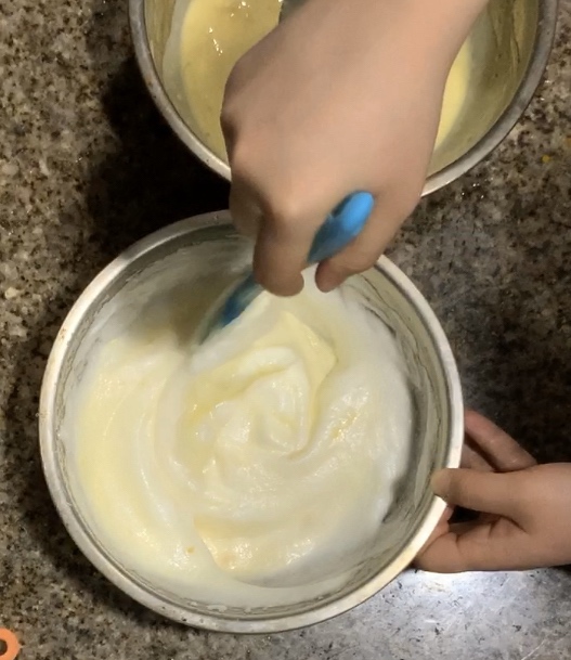 柠檬橙子芝士蛋糕（无油无糖）的做法 步骤5