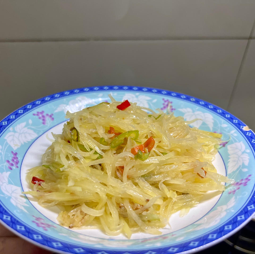酸辣土豆丝的家常做法 超级下饭