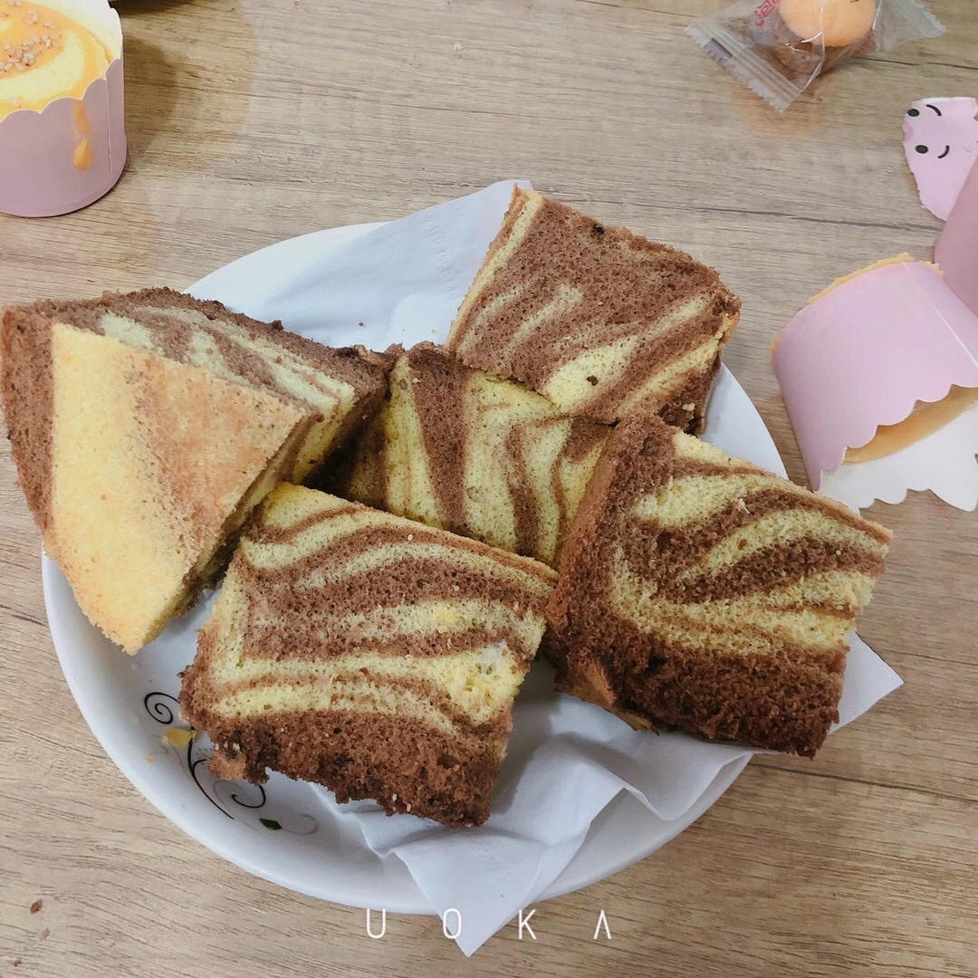 斑马纹戚风蛋糕