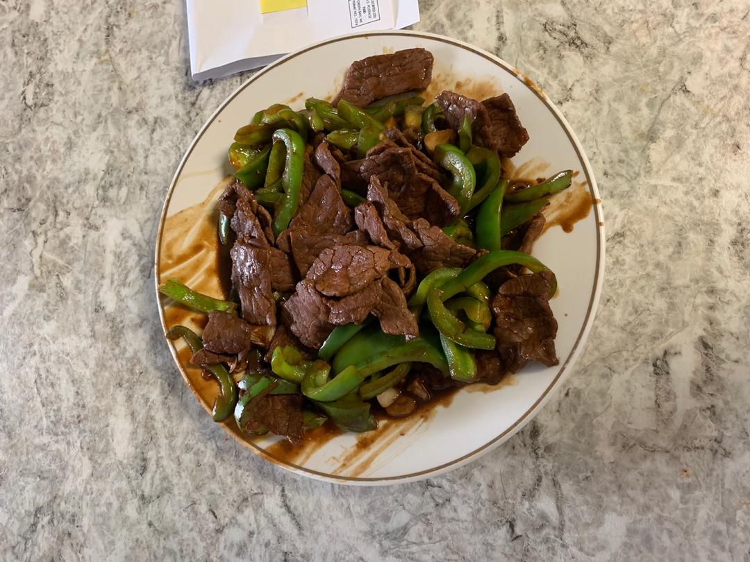 青椒炒牛肉