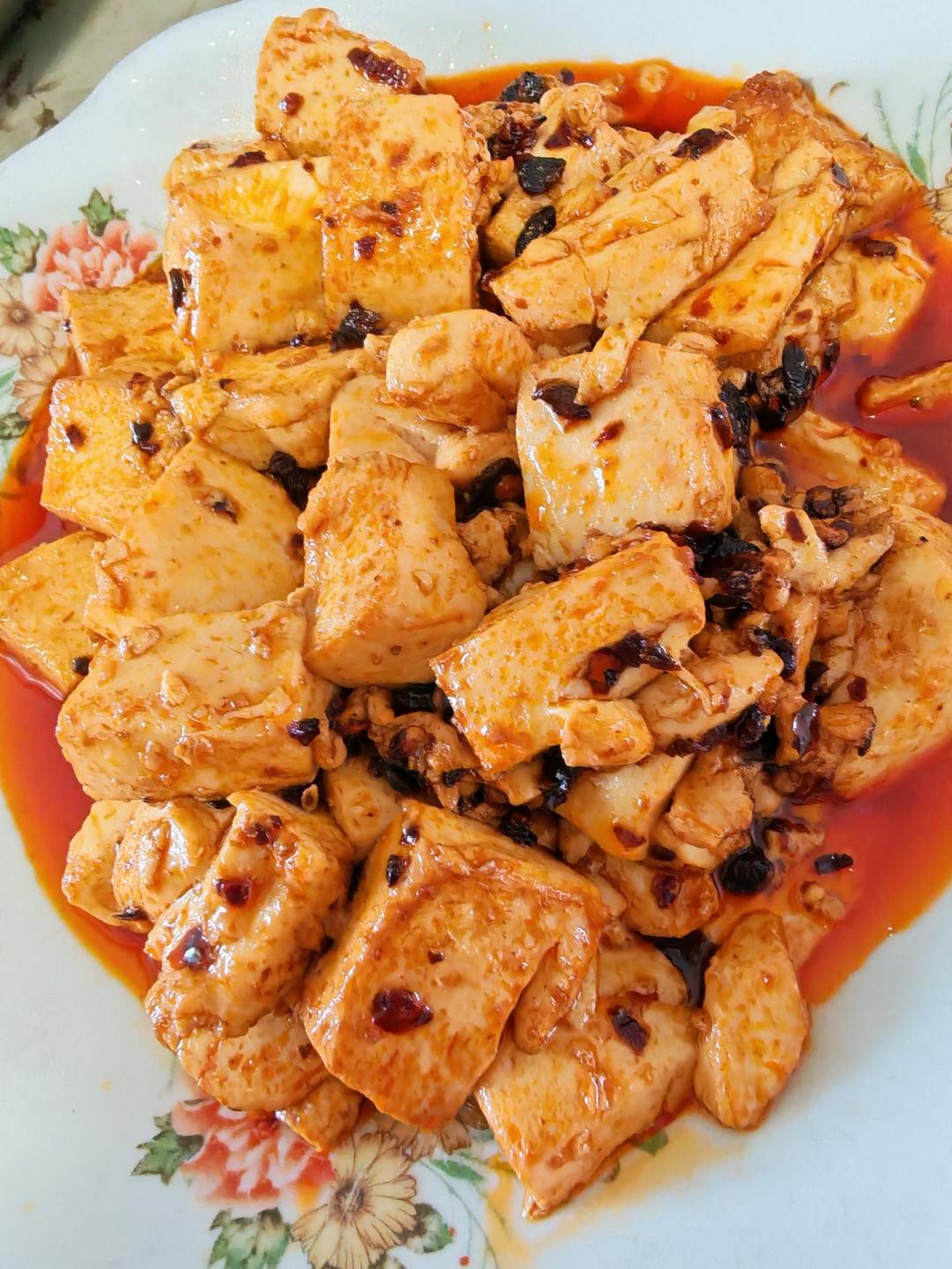 老干妈烧豆腐