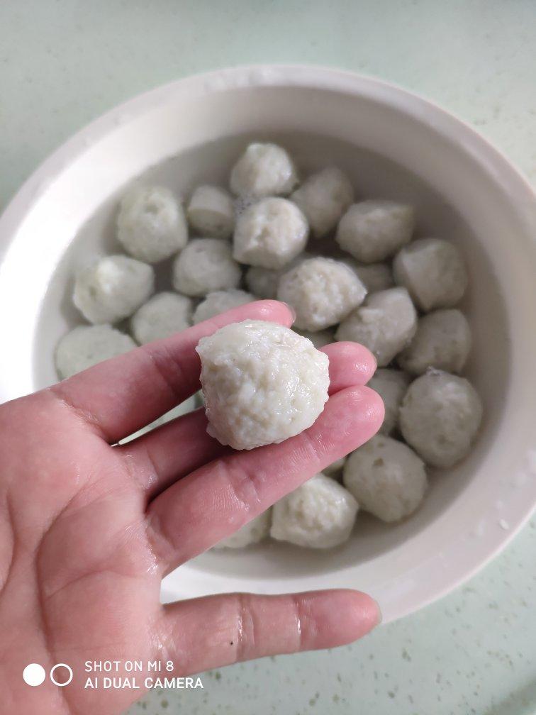 6⃣️自制黑鱼鱼丸，包心鱼丸
