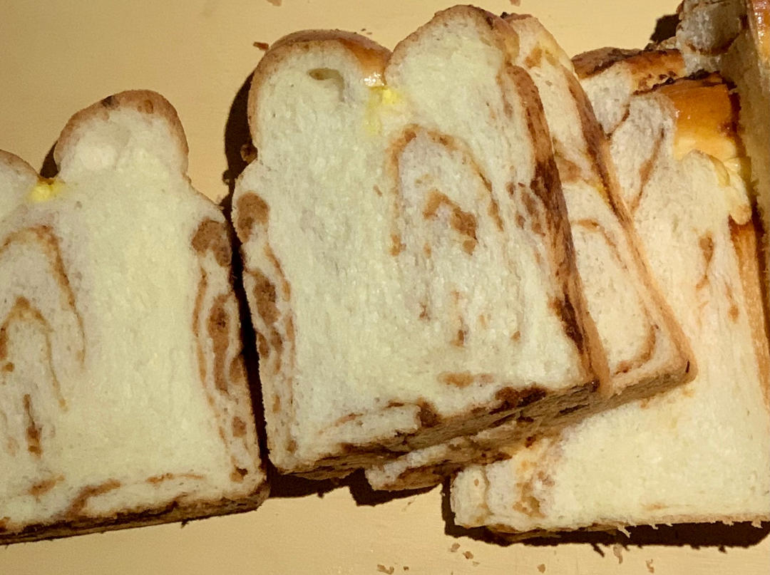 香葱肉松手撕吐司