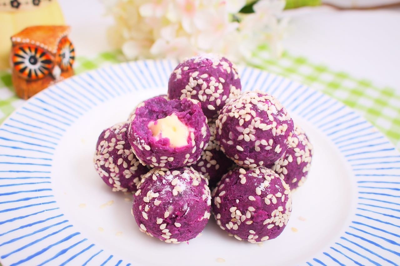 紫薯奶酪球－简单好吃又补钙的网红小甜点的做法