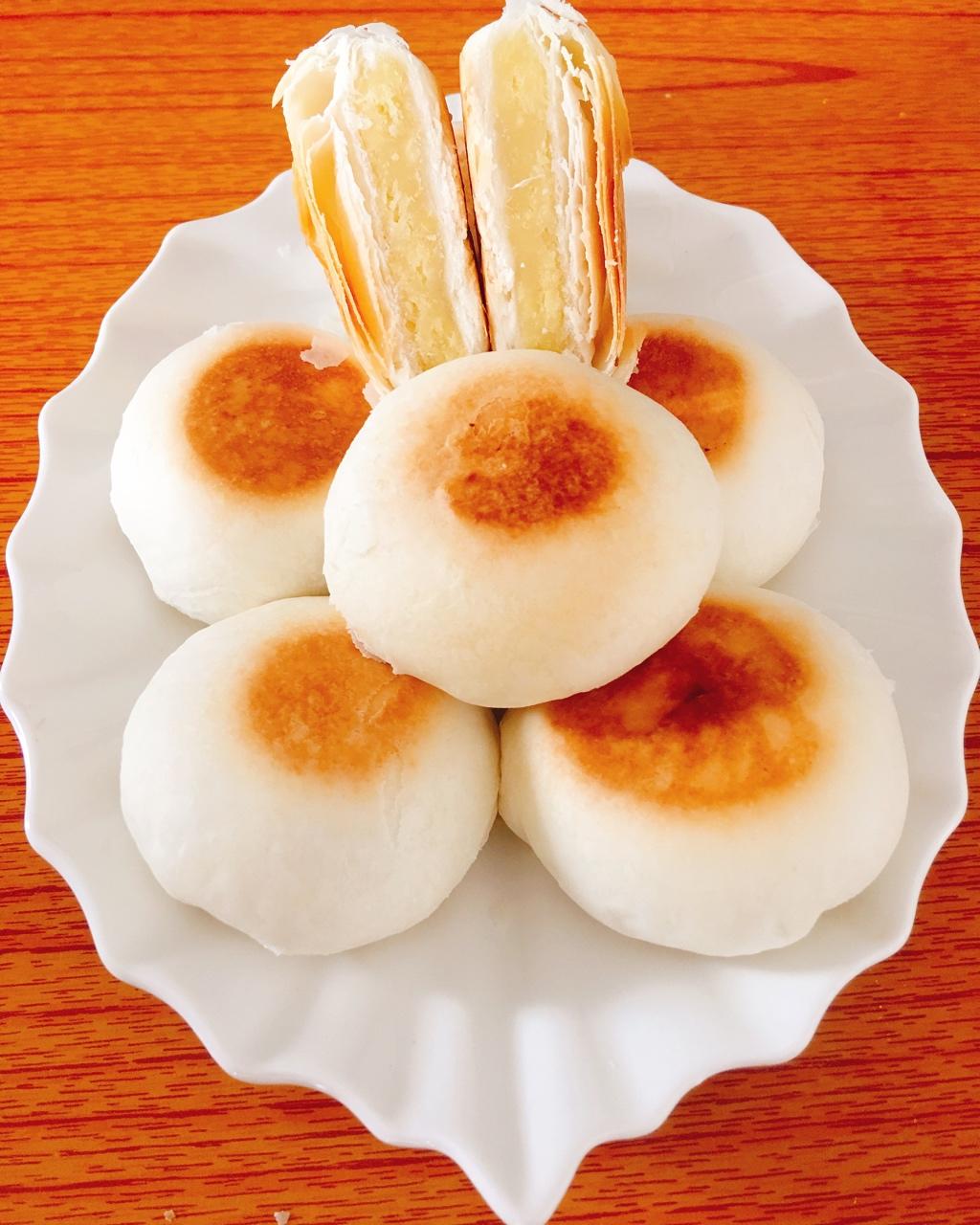 堂妈小厨——酥皮绿豆饼