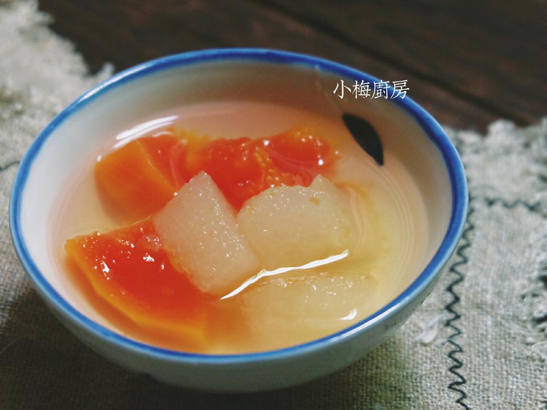 木瓜炖梨