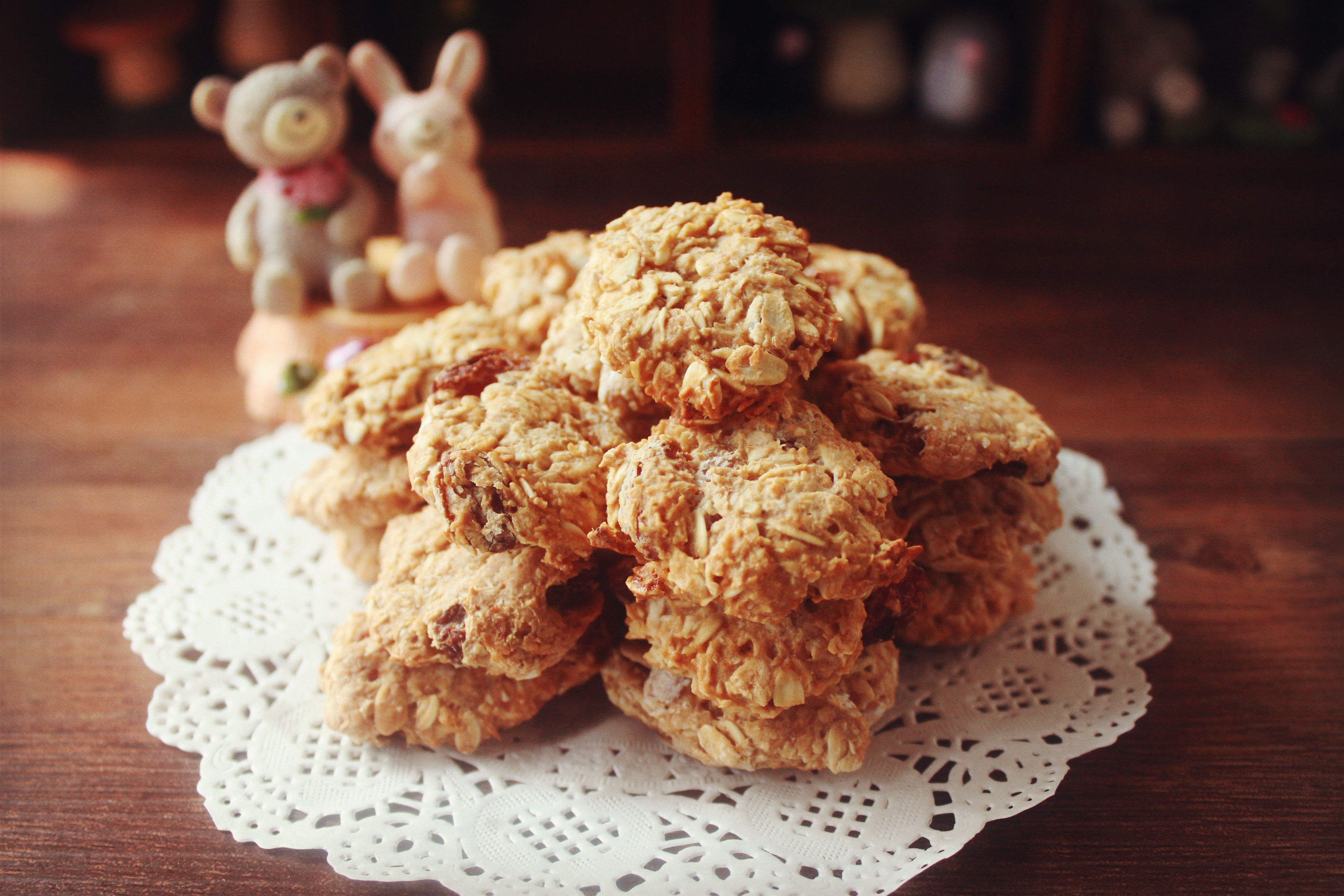 葡萄干燕麦饼（无油脂）