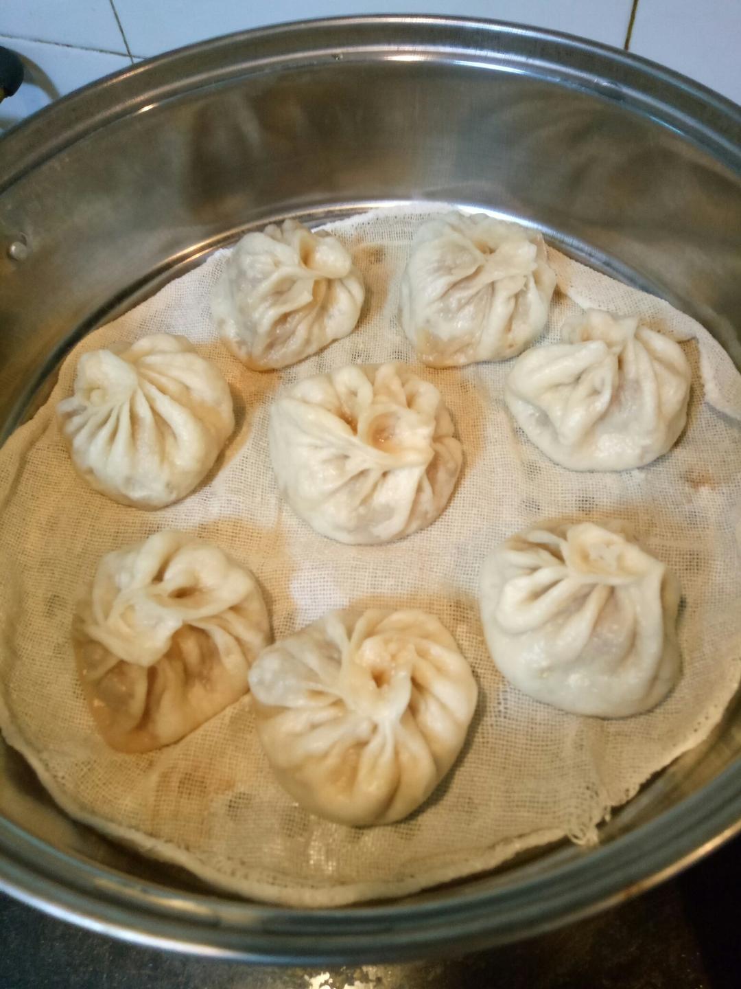 手工包子（肚脐包）