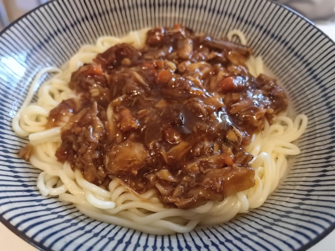 蟹黄面，秒杀一切饭店的自制爆多蟹黄酱！