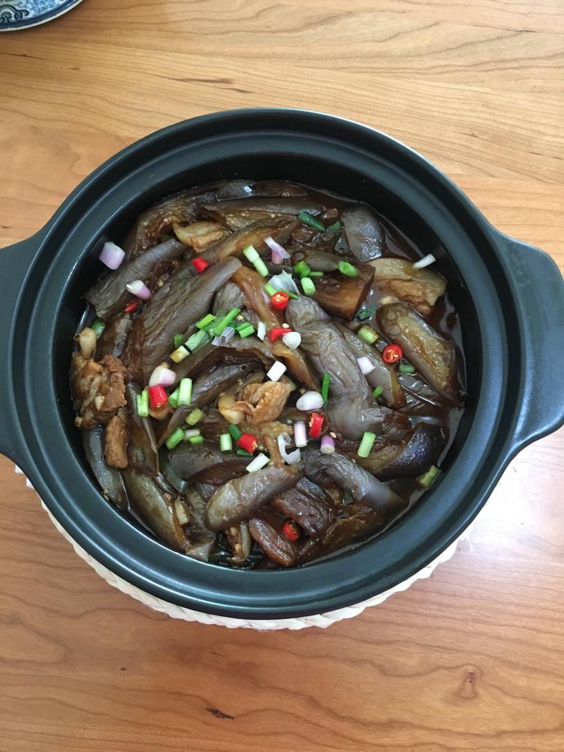 开胃下饭菜！巨简单的家常鱼香茄子煲