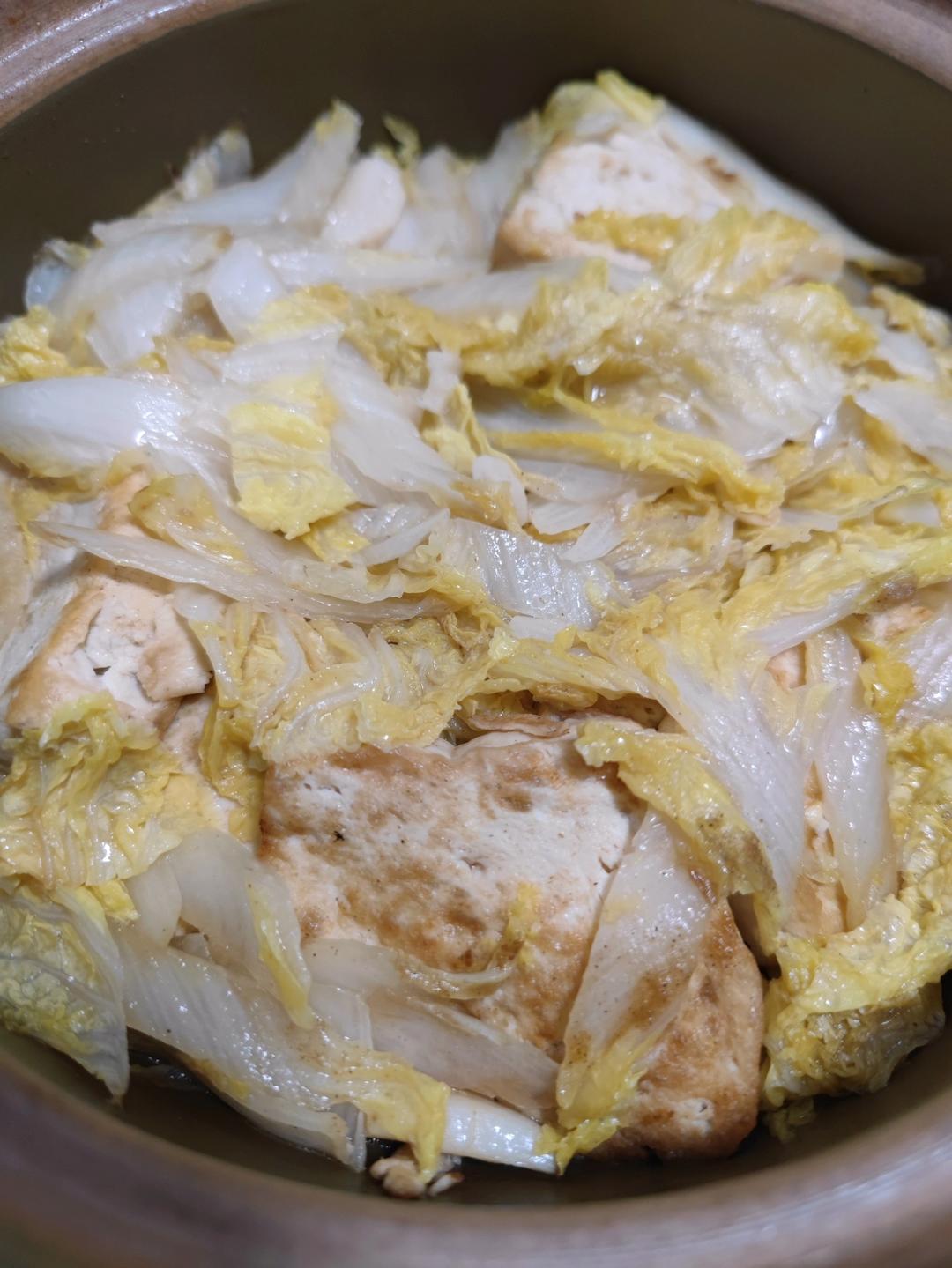 娃娃菜炖豆腐