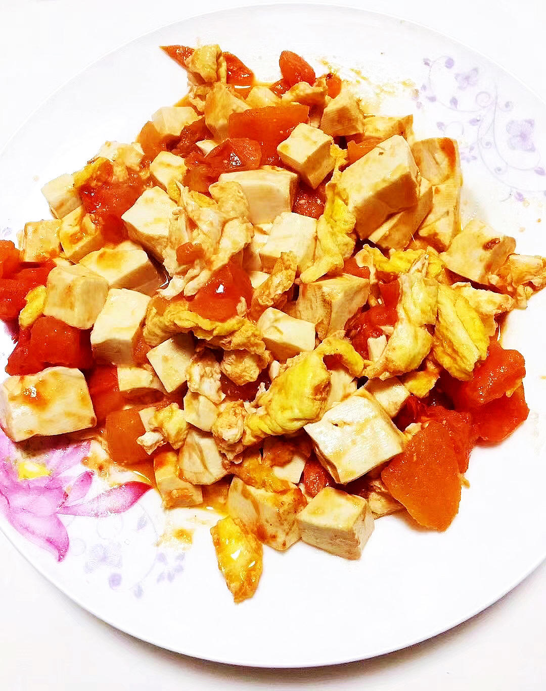 西红柿鸡蛋豆腐
