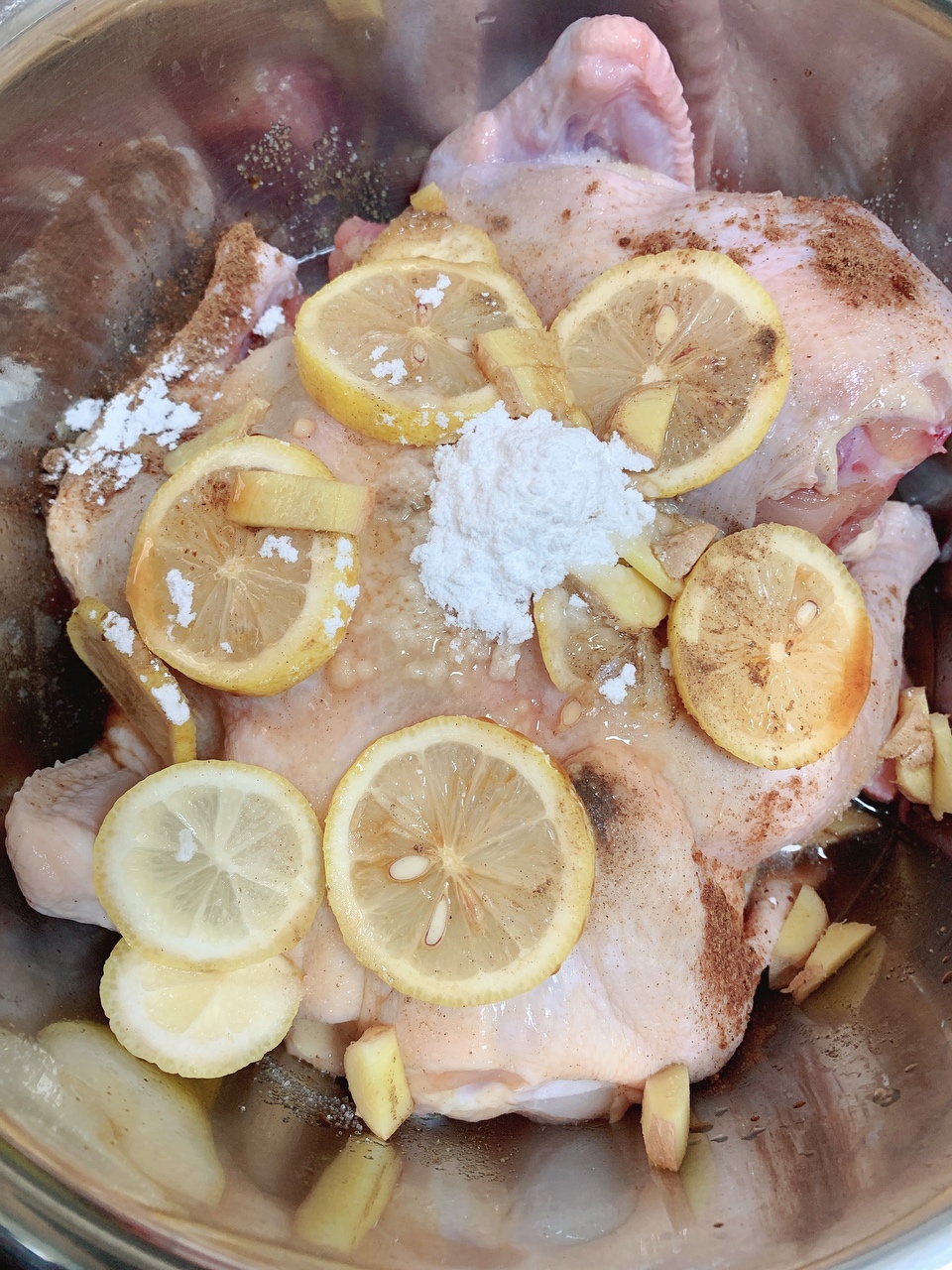 黑胡椒柠檬🍋蜂蜜烤鸡的做法 步骤1