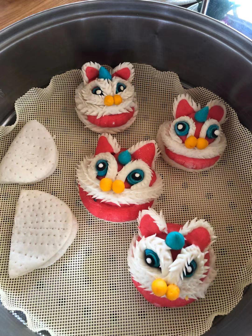 🧨国潮来袭｜醒狮馒头