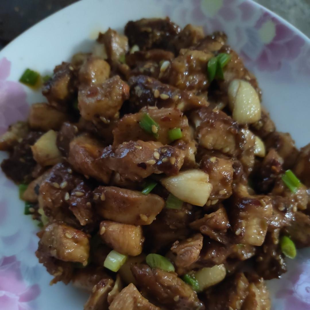 孜然蒜香鸡胸肉