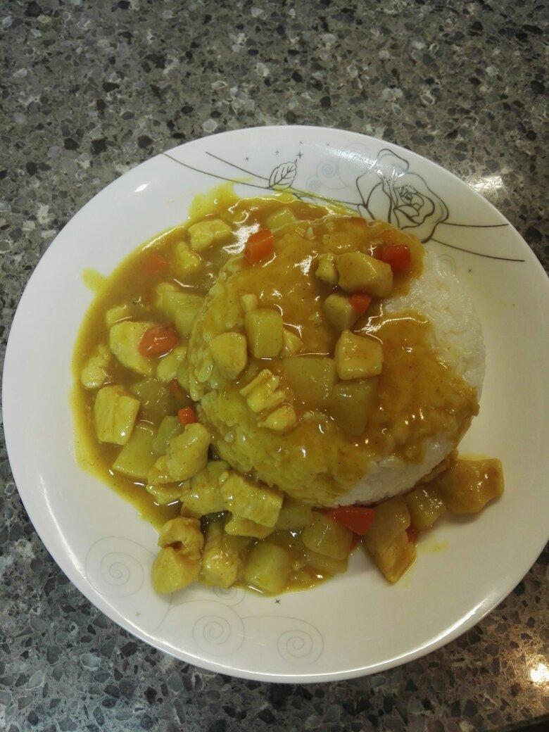 基础版土豆咖喱饭