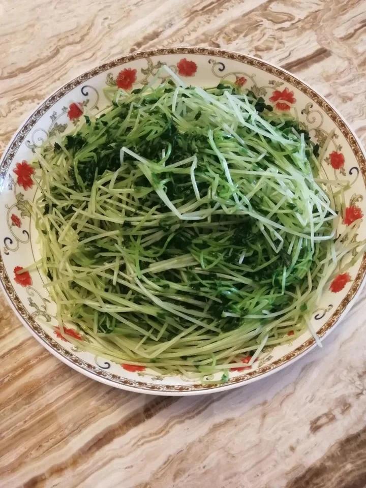 耗时一分钟，清口酒香豆苗