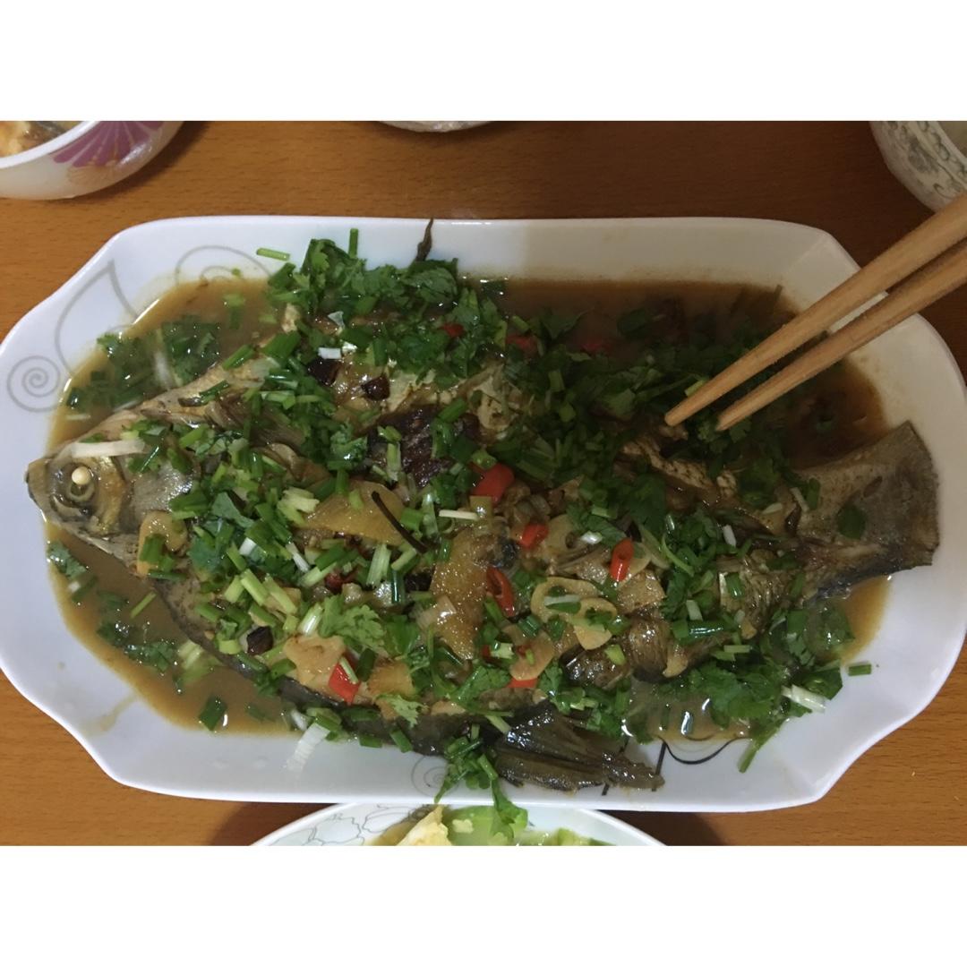 红烧鳊鱼