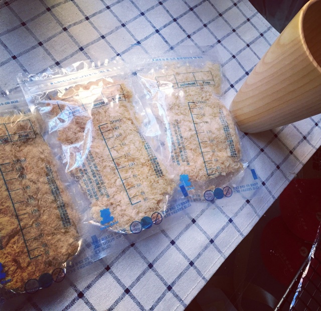 自制宝宝肉松 面包机外加烤箱