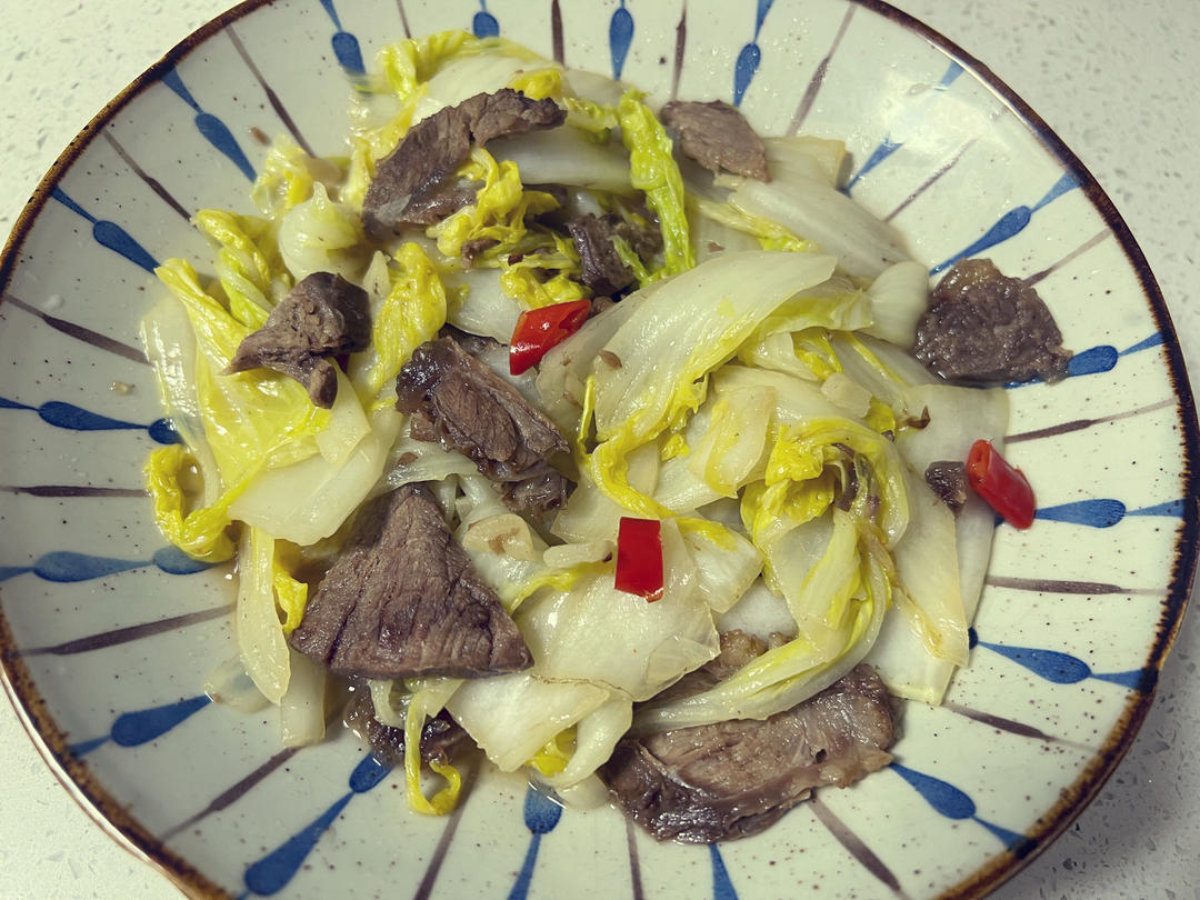大白菜烧牛肉