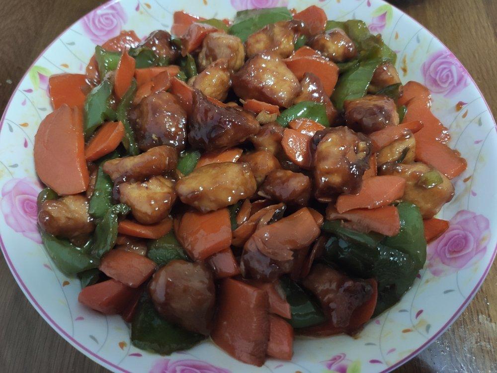 溜肉段烧茄子（东北硬菜呀哈哈）