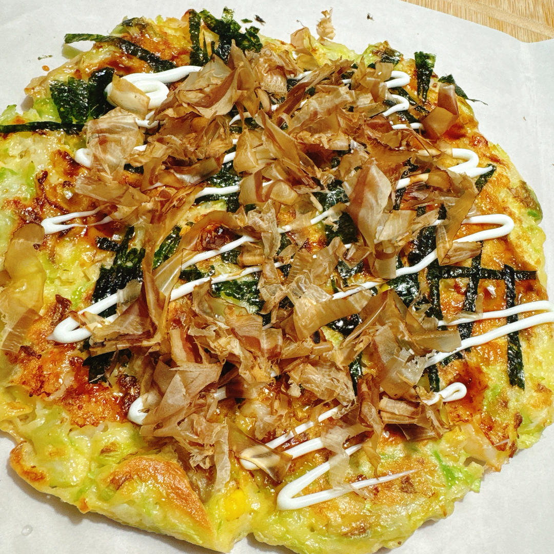 正宗的大阪烧 Okonomiyaki  | 附营养成分和自制大阪烧酱汁教程