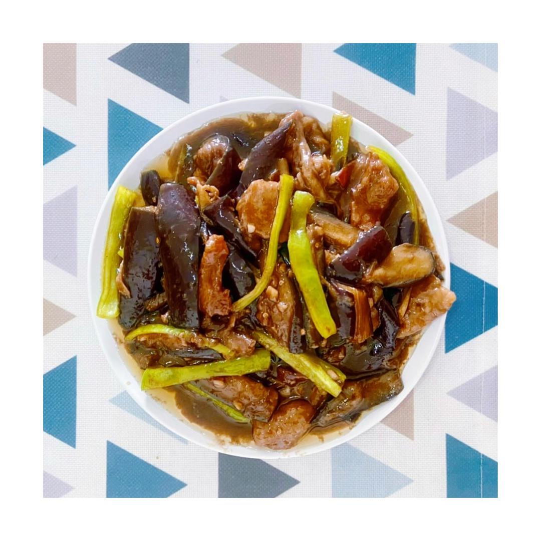 茄子烧肉
